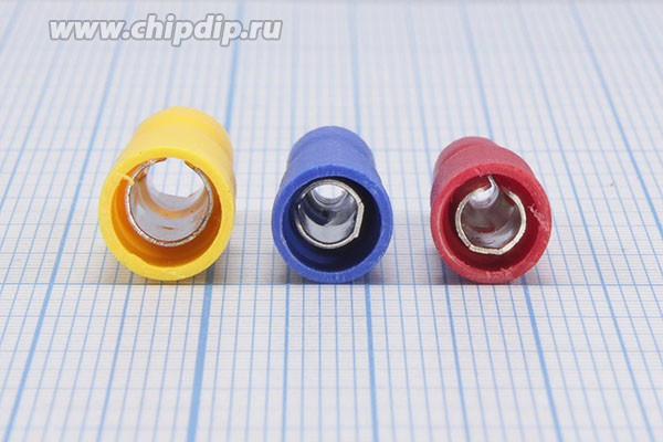 Наконечник кабельный гнездо "I" 4,0, обжимной, красный, TRL-1; №774 клемма нак/каб гн "I" 4,0\\ \обж\кр\ TRL-1