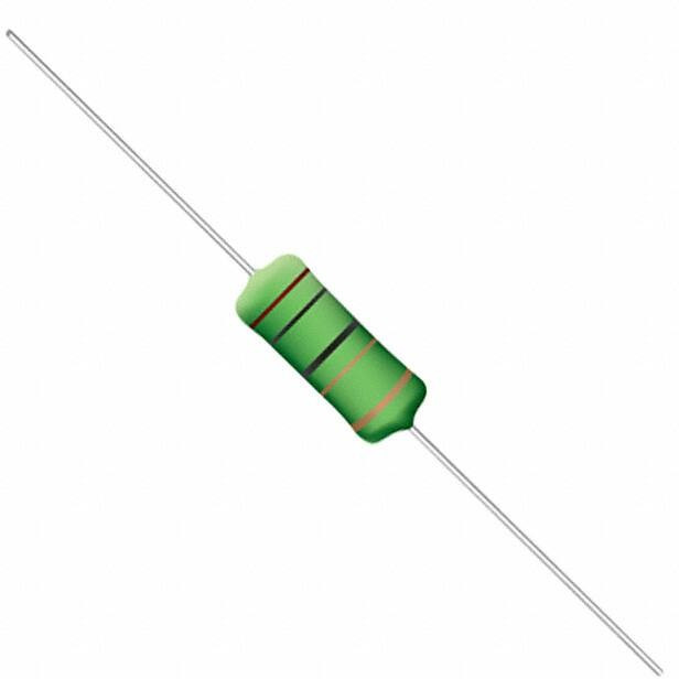 FW50A10R0JA, 10 Wire Wound Resistor 5W ±5% FW50A10R0JA