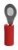8-31886-1, Terminals NYL-RING 22-16 RED #8 M4+