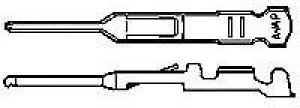 170430-3, Headers &amp; Wire Housings EIS PIN CONT GOLD P