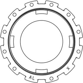 8N1536-24, Automotive Connectors PANEL NUT, SIZE 24