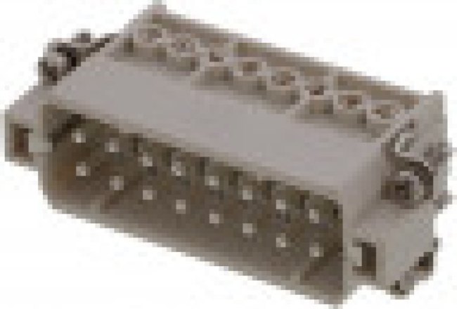 93601-0238, Heavy Duty Power Connectors 10P+ PE M INSERT 16A CRP TERM 7310.6104.0