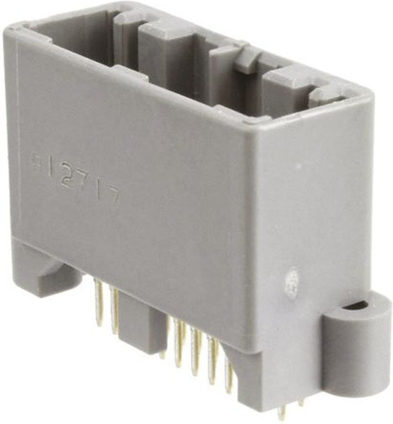 MX34024UF1, MX34 Series Straight Through Hole PCB Header, 24 Contact(s), 2.2mm Pitch, 2 Row(s), Shrouded