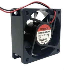 EE60251B1-000U-A99, Axial Fan DC 60x60x25mm 12V 40m³/h