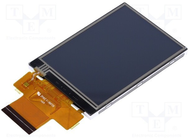 DEM 240320K TMH-PW-N (A-TOUCH), Дисплей TFT, 2,8", 240x320, Подсвет LED, Размер окна 43,2x57,6мм DEM 240320K TMH-PW-N (A-TOUCH), Дисплей TFT, 2,8", 240x320, Подсвет LED, Размер окна 43,2x57,6мм