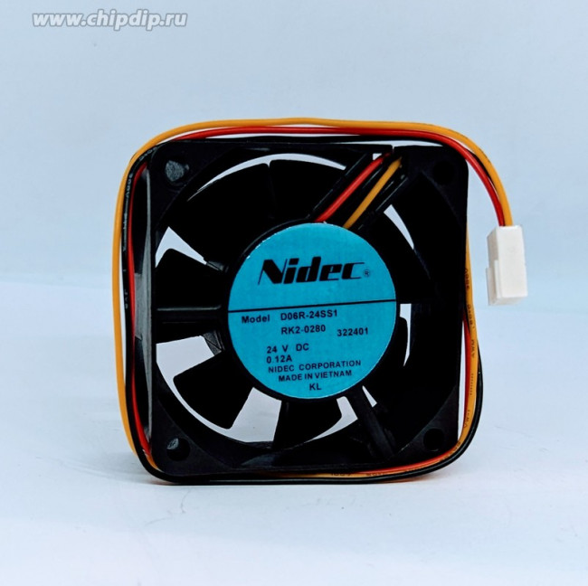 Вентилятор Nidec D06R-24SS1-02B / RK2-0280 60x15мм 24V 2.16W 0.12A / 0.14A OEM
