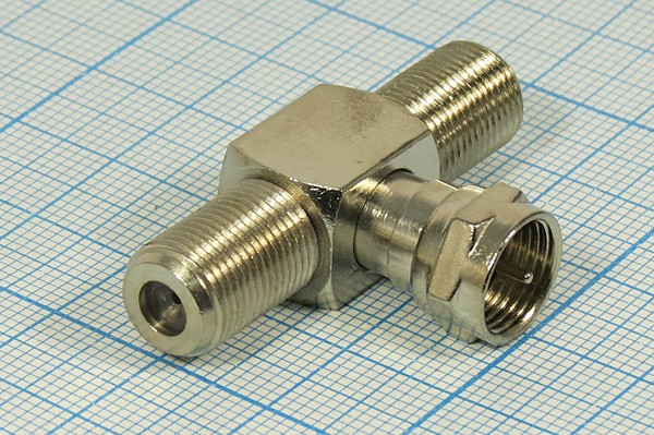 Разъем F вилка - разъем F2 розетка