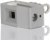0708250, Lead-through terminal block grey, Straight, Pitch, 1 Poles