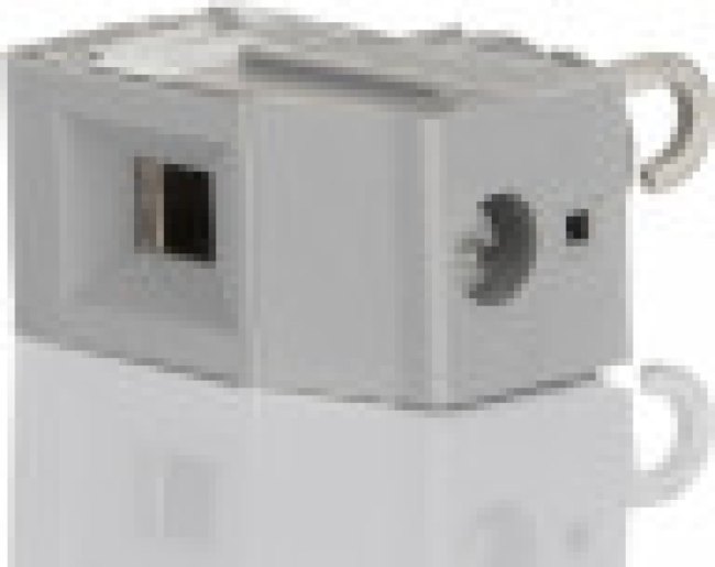 0708250, Lead-through terminal block grey, Straight, Pitch, 1 Poles