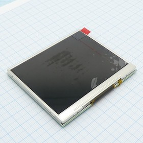 WF35QTIFCDBN0#, (TFT 3.5"), TFT 3.5" 320xRGBx240 LED, White Negative, Transmissive, 6 o'clock, 16 битный интерфейс, 420cd/m2, -20...+70С