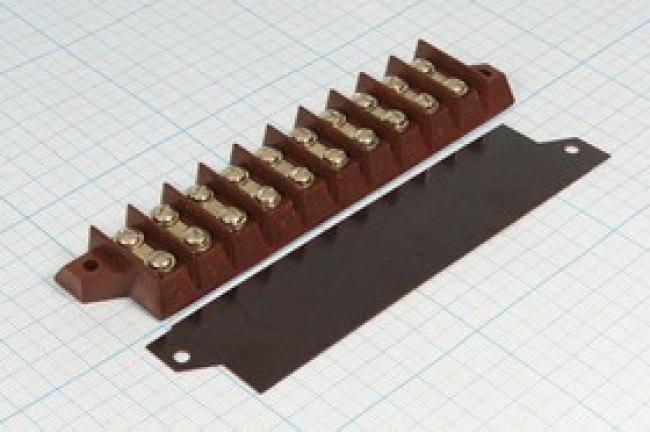 Клеммник, плата соединительная, 20 контактов с гайкой, 130x18x28мм, 2 отверстия под винт; №12503 клеммн ПС\20Cгайка\130x18x28\ \2отв\3ПС18-1 Клеммник, плата соединительная, 20 контактов с гайкой, 130x18x28мм, 2 отверстия под винт; №12503 клеммн ПС\20Cгайка\130x18x28\ \2отв\3ПС18-1
