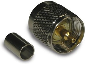182101-10, RF Connectors / Coaxial Connectors UHF STRT CRIMP PLUG FOR RG-59, 50 OHM