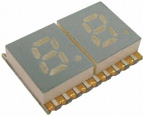 KCDA02-123, KCDA02-123 2 Digit 7-Segment LED Display, CA Green 12 mcd RH DP 5.1mm KCDA02-123, KCDA02-123 2 Digit 7-Segment LED Display, CA Green 12 mcd RH DP 5.1mm