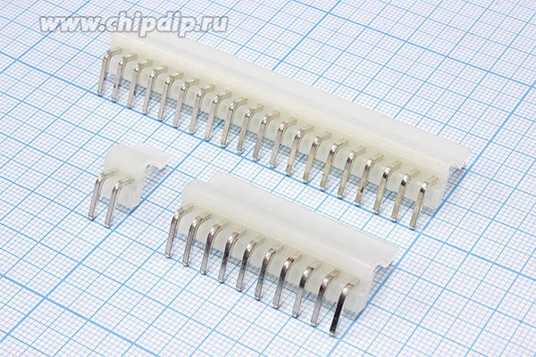 Штекер питания угловой, PWL, однорядный, 17 контактов, шаг 3.96, на плату, PWL-17R; №2401 штек пит PWL\1x17\P3,96\ плат\угл\PWL-17R