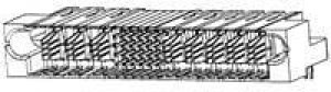 2-6450130-9, Power to the Board MBXL R/A HDR 2P+24S+2P