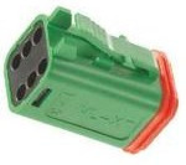 0934454203, Conn Housing PL 6 POS Crimp ST Cable Mount Green ML-XT™ Bag 0934454203, Conn Housing PL 6 POS Crimp ST Cable Mount Green ML-XT™ Bag