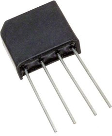 VS-2KBB10R, Мостовой выпрямитель, 1 Фаза, 100 В, 1.9 А, 1.1 В, 4 вывод(-ов)