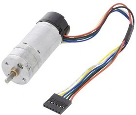 4841, Двигатель: DC, с энкодером, с редуктором, HP, 12ВDC, 5,6А, 4,4: 1