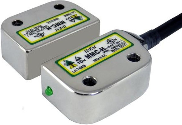 131105, MMC-H Series Magnetic Non-Contact Safety Switch, 24V dc, 316 Stainless Steel Housing, 2NC, 2m Cable