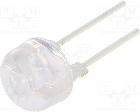 OSY5XAAC11U, LED; 10mm; yellow; 90000?120000mcd; 12°; Front: convex; 2?2.6V