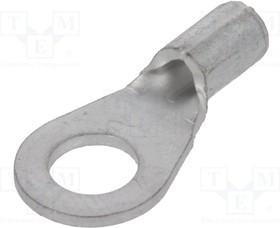 GS4-1, Кольцевой, M4, 0,5-1,5мм2, обжим, на провод, неизолированный