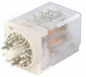 R15-2013-23-1024-WTL, Реле питания, 3PCO, 24 В, 10 А, REPOL 11-Pin R15, DIN-рейка, DC R15-2013-23-1024-WTL, Реле питания, 3PCO, 24 В, 10 А, REPOL 11-Pin R15, DIN-рейка, DC