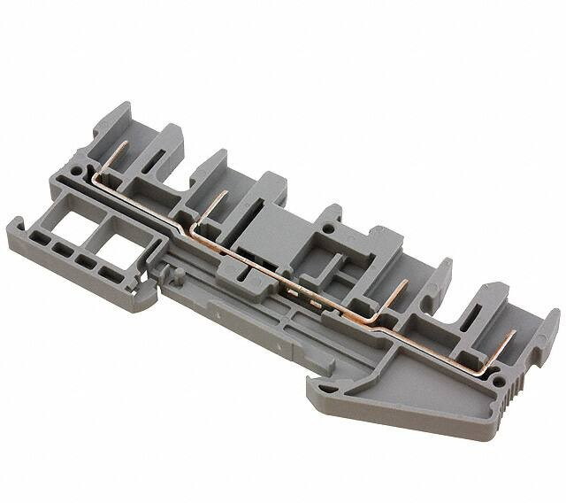3042159, ST 2.5-QUATTRO/4P Series Grey DIN Rail Terminal Block, Single-Level, Spring Clamp Termination 3042159, ST 2.5-QUATTRO/4P Series Grey DIN Rail Terminal Block, Single-Level, Spring Clamp Termination