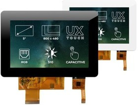 RVT50UQTNWC01, TFT Displays &amp; Accessories 5.0", RGB, uxtouch, BLK CG, 0.5mm DST