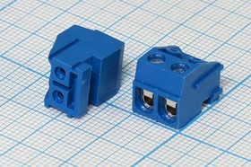 Клеммник наборный, 2 контакта, шаг 5мм, на плату, 320-021-12; №2681 клеммн наборный \\2C5 \плат\\ 320-021-12