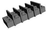 1546306-4, P=9.5mm Barrier Terminal Blocks