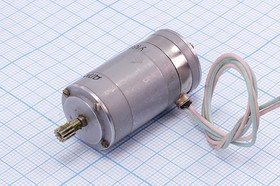 Двигатель постоянного тока 29В, 9000 об/мин с шестерней на валу; №двиг47 двиг 29В\2,8Вт\\9000\ \ДПМ-20-Н1-01\с шестерней