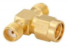 32S301-K00L5, Tee 50 Adapter SMA Jack to SMA Plug 12.4GHz