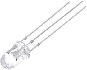 OSYPMC5B31A-12V, LED; 5mm; yellow/green; 30°; Front: convex; 12?15V; Pitch: 2.54mm