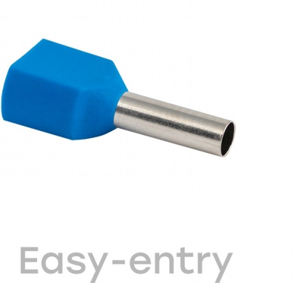 Наконечник штыревой втулочный изолированный НШвИ(2) 2,5-10 (50шт.) PROxima nhvi2-2.5-10