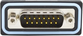 SDF-R15-113L461, Разъем D Sub, IP67, Standard, Штекер, NANOOK Series, 15 контакт(-ов), DA, Пайка