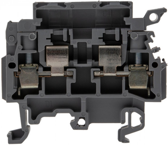 1SNA115657R2500, MA Series Grey Fused DIN Rail Terminal, 4mm², Screw Termination, Fused