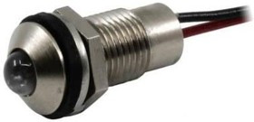 CCLB-1-3061-9920-I, LED Panel Mount Indicators LED PMI White 120VAC IP67