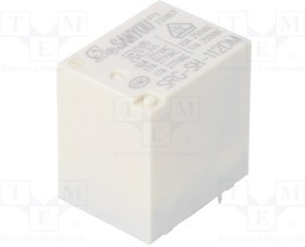SRG-SH-112DM, Реле: электромагнитное; SPST-NO; Uобмотки: 12ВDC; 17A/250ВAC; THT