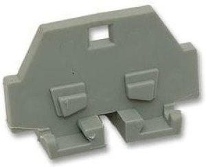 261-361, Торцевая пластина с фланцем, для клемм 2,5 мм2 261-361, Торцевая пластина с фланцем, для клемм 2,5 мм2