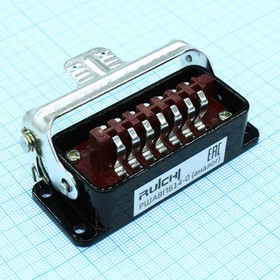 РШАВПБ-14-0 аналог, Приборно-кабельный соединитель 14 контактов, год 2020