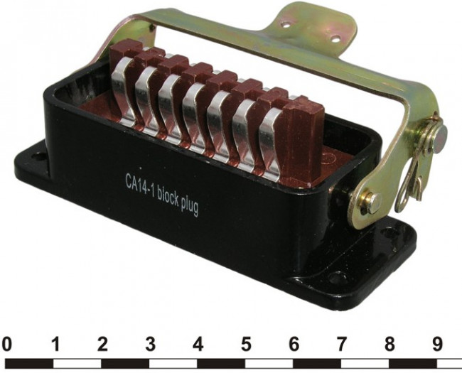 РШАВПБ-14-0 аналог, Приборно-кабельный соединитель 14 контактов, год 2020