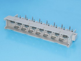 612H-15M, Разъем DIN 41612 H-15, 15 контактов, вилка, прямой угол, 2 ряда