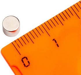 Неодимовый магнит диск 5х4 мм