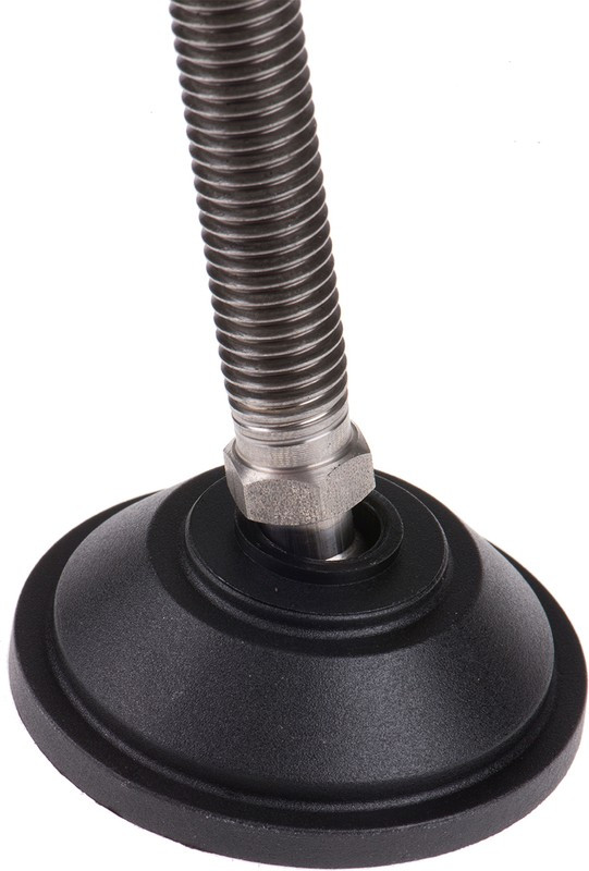 A095/031, M12 PA Reinforced Nylon Adjustable Foot, 600kg Static Load Capacity 10° Tilt Angle A095/031, M12 PA Reinforced Nylon Adjustable Foot, 600kg Static Load Capacity 10° Tilt Angle