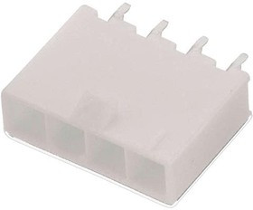 64900411122, Прямоугольный разъем питания, 4 контакт(-ов), Серия WR-MPC4, Монтаж на Печатную Плату