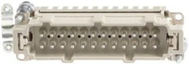 09330242620, Heavy Duty Power Connectors 24P MALE CAGE CLAMP HAN ES