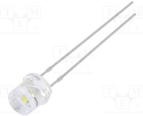 OSW5DK57E1A-CRLED14, CRLED; 5mm; white cold; 2500mcd; 140°; Front: flat; 12V