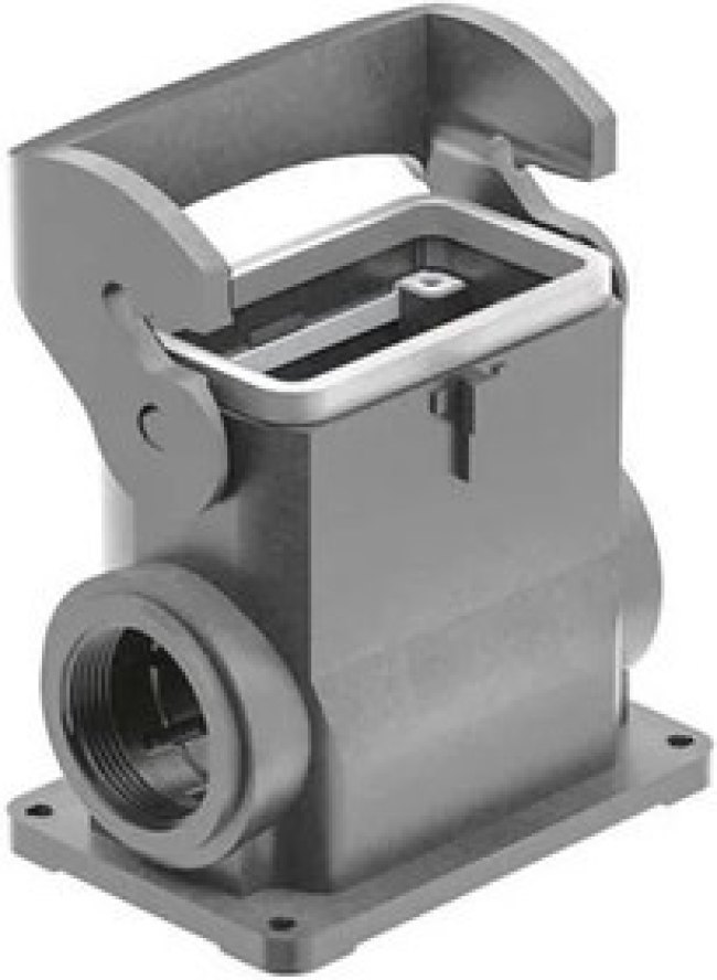 19432100251, Heavy Duty Power Connectors HAN-ECO 10B O SMT HS SNG LVR 1XM25 WO GLN