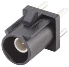 59S10H-400T5-A, RF Connectors / Coaxial Connectors PlugPCBoardSolderPns Straight A Black