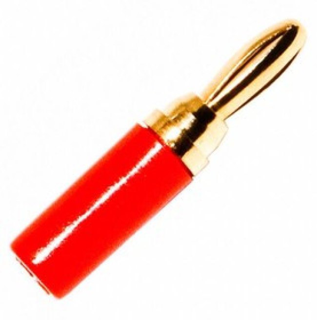 BU-P3690-2, Red Mini Banana Plug